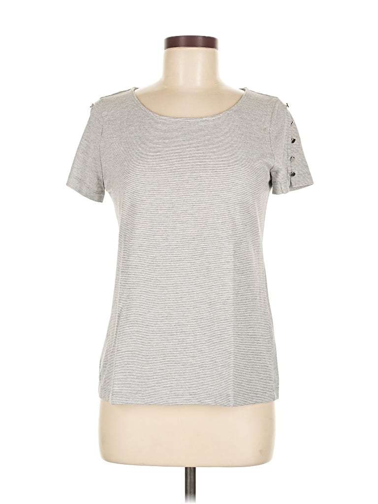 Pre-owned Rose + Olive Short Sleeve T-shirt In Gray