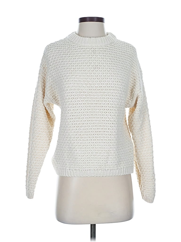 Pre-owned Universal Thread Pullover Sweater In White