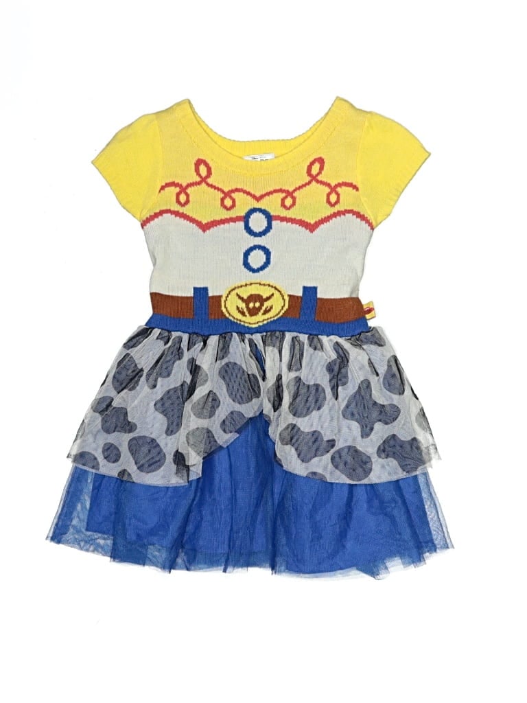 Pre-owned Disney Pixar Kids' Dress In Yellow