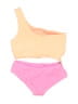 Assorted Brands Color Block Pink One Piece Swimsuit Size 10 - photo 2