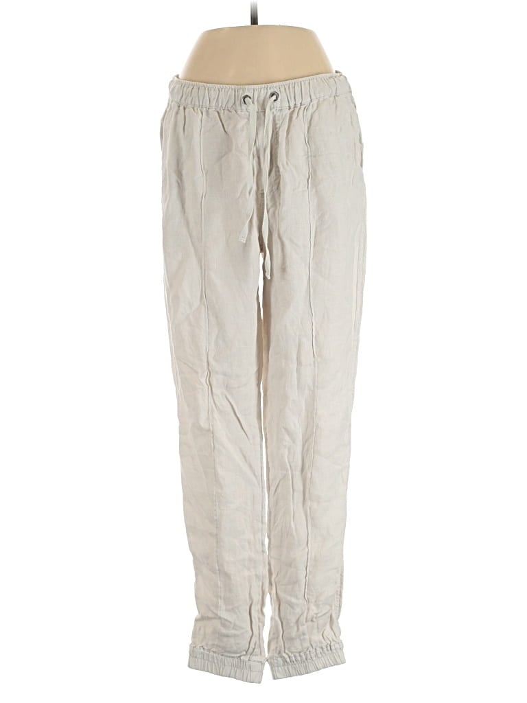 Pre-owned Cynthia Rowley Linen Pants In Gray