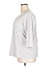 Studio Works Silver 3/4 Sleeve T-Shirt Size 2X - photo 5