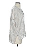 BCBGMAXAZRIA 100% Polyester Silver Short Sleeve Blouse Size S - photo 4