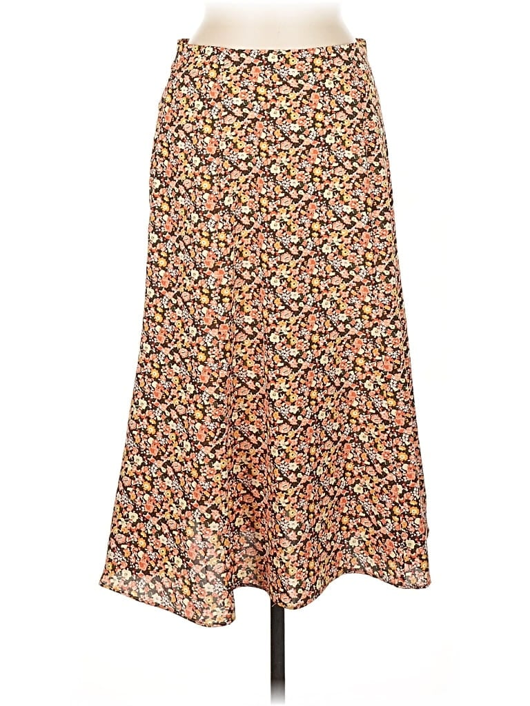 Pre-owned Allegra K Casual Skirt In Brown