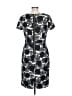 Weston 100% Polyester Graphic Gray Casual Dress Size L - photo 2