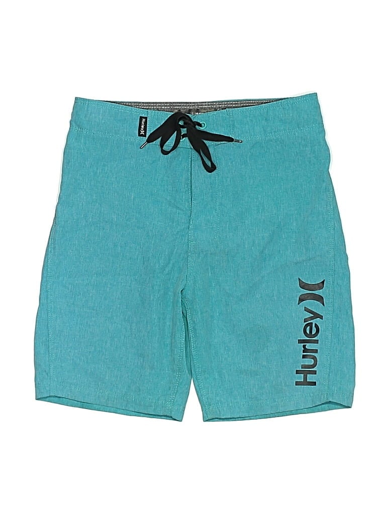 Pre-owned Hurley Kids'  Board Shorts In Blue