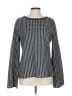 Ann Taylor Checkered-gingham Black Pullover Sweater Size L - photo 1