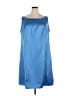 David's Bridal 100% Polyester Solid Blue Cocktail Dress Size XL (estimated) - photo 1