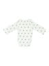 Cloud Island 100% Cotton Polka Dots White Ivory Long Sleeve Onesie Size Newborn - photo 2