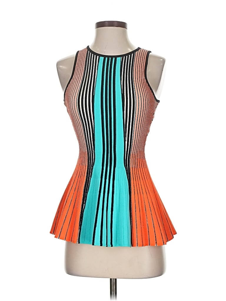 Pre-owned Ronny Kobo Cocktail Dress In Orange