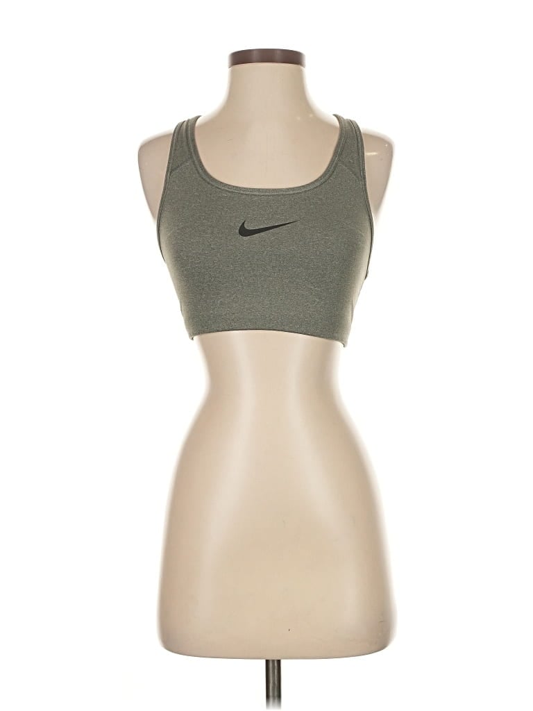 Pre-owned Nike Sports Bra In Gray