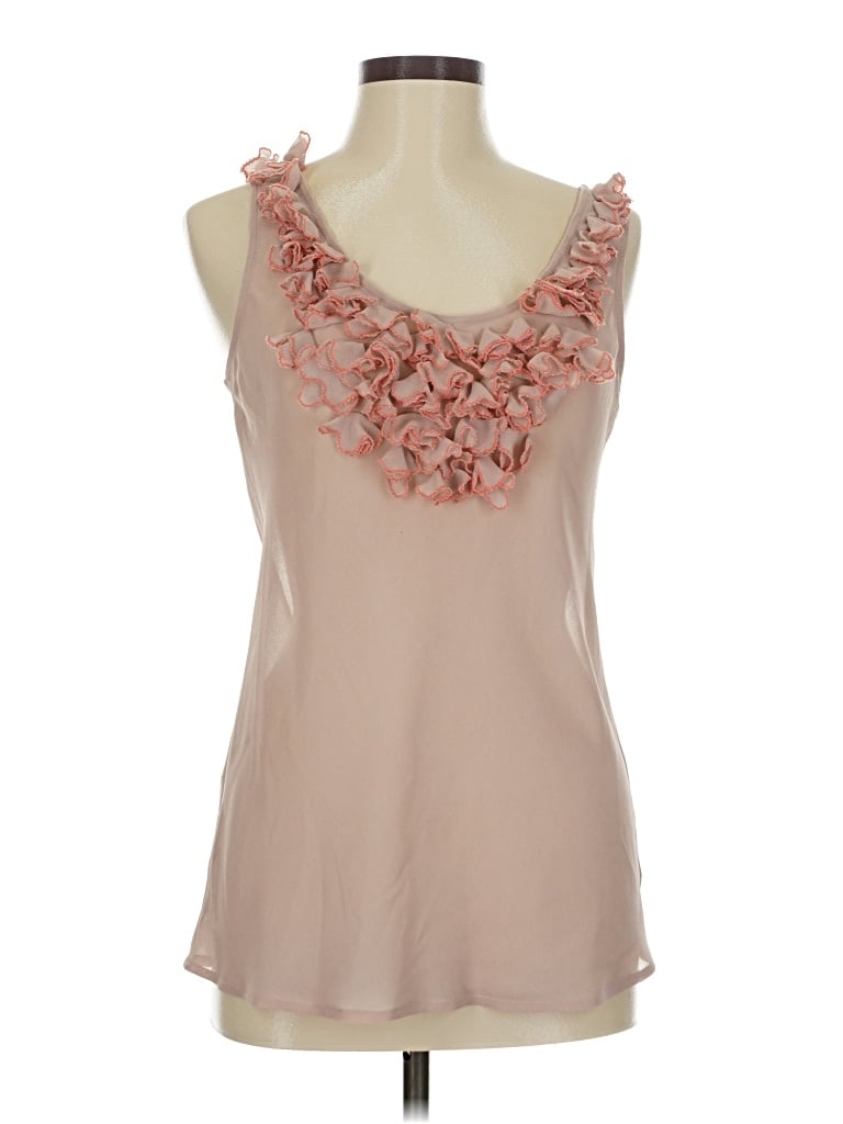 Pre-owned Yoana Baraschi Sleeveless Blouse In Brown