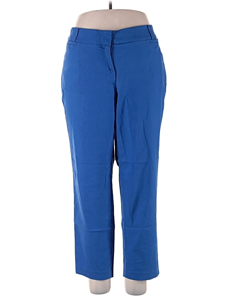 Pre-owned Lane Bryant Casual Pants In Blue