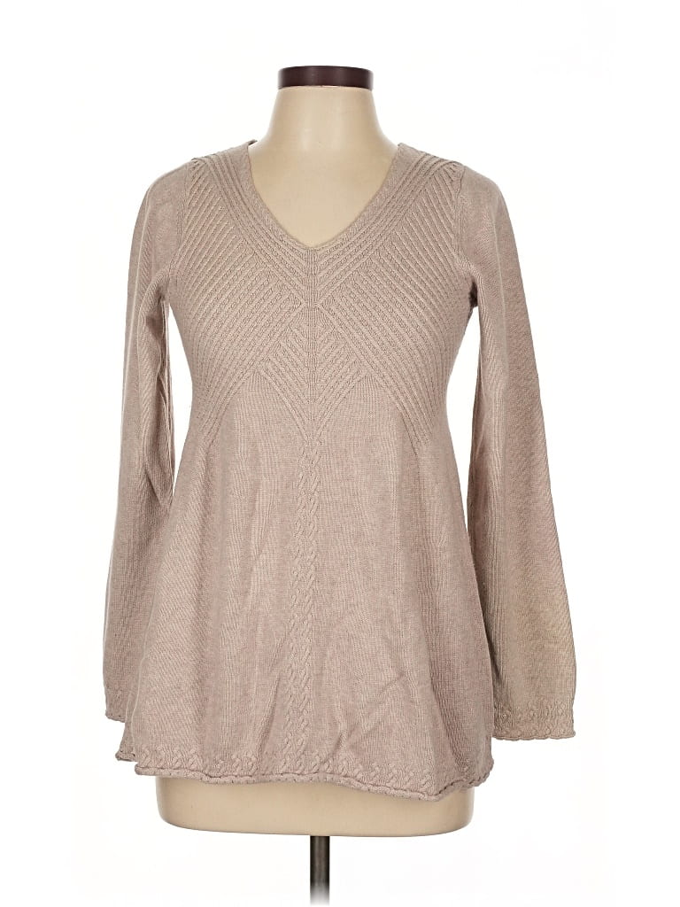 Pre-owned Sophie Max Pullover Sweater In Brown