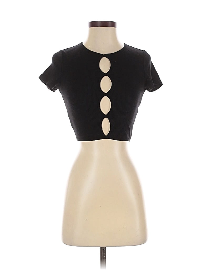 Pre-owned Garage Short Sleeve T-shirt In Black