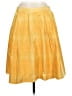 Banana Republic 100% Silk Solid Yellow Silk Skirt Size 6 - photo 2