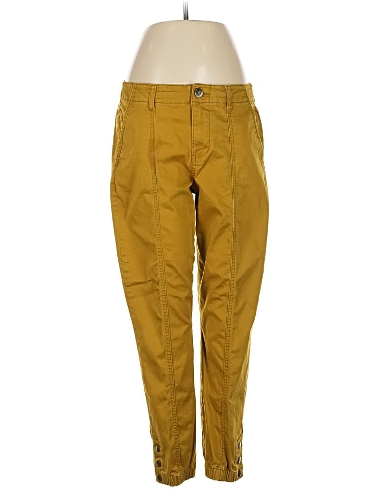 Pre-owned Cabi Casual Pants In Yellow