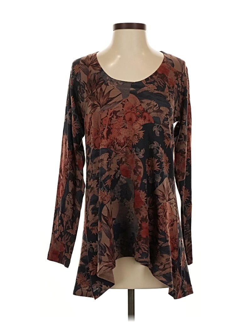 Pre-owned Soft Surroundings Pullover Sweater In Brown