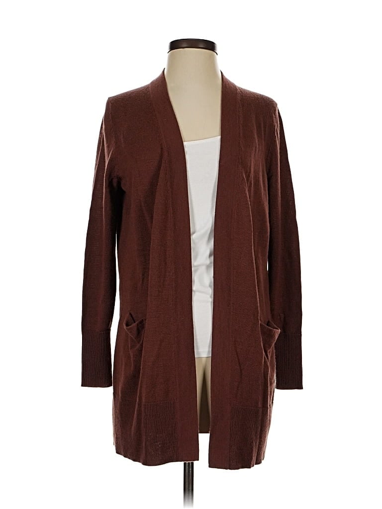 Pre-owned Nordstrom Cardigan Sweater In Brown