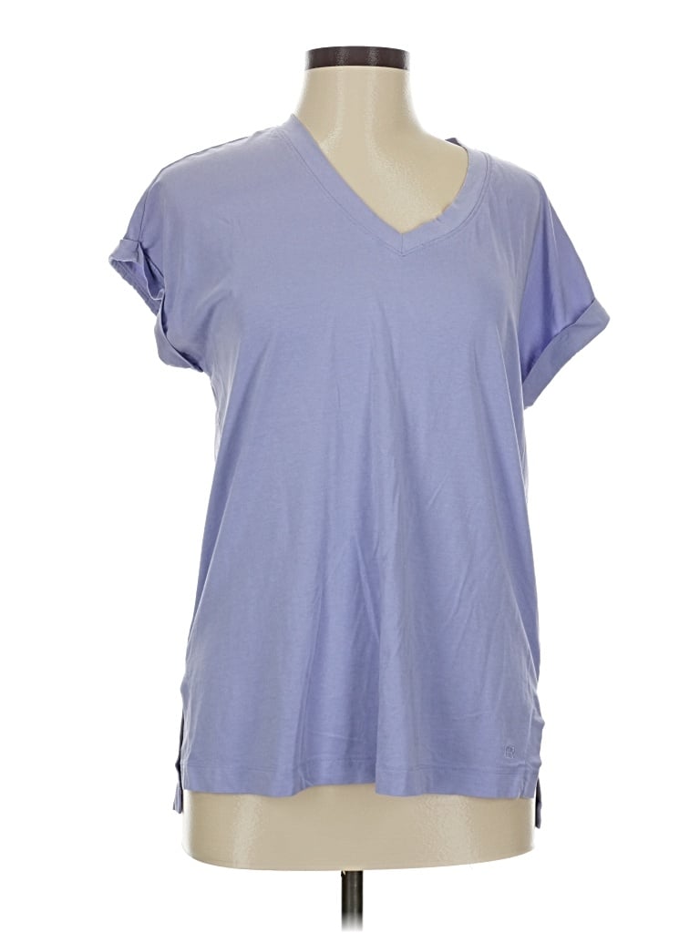 Pre-owned Banana Republic Short Sleeve T-shirt In Purple