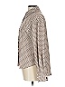 Unbranded 100% Polyester Houndstooth Ivory Long Sleeve Blouse Size L - photo 5