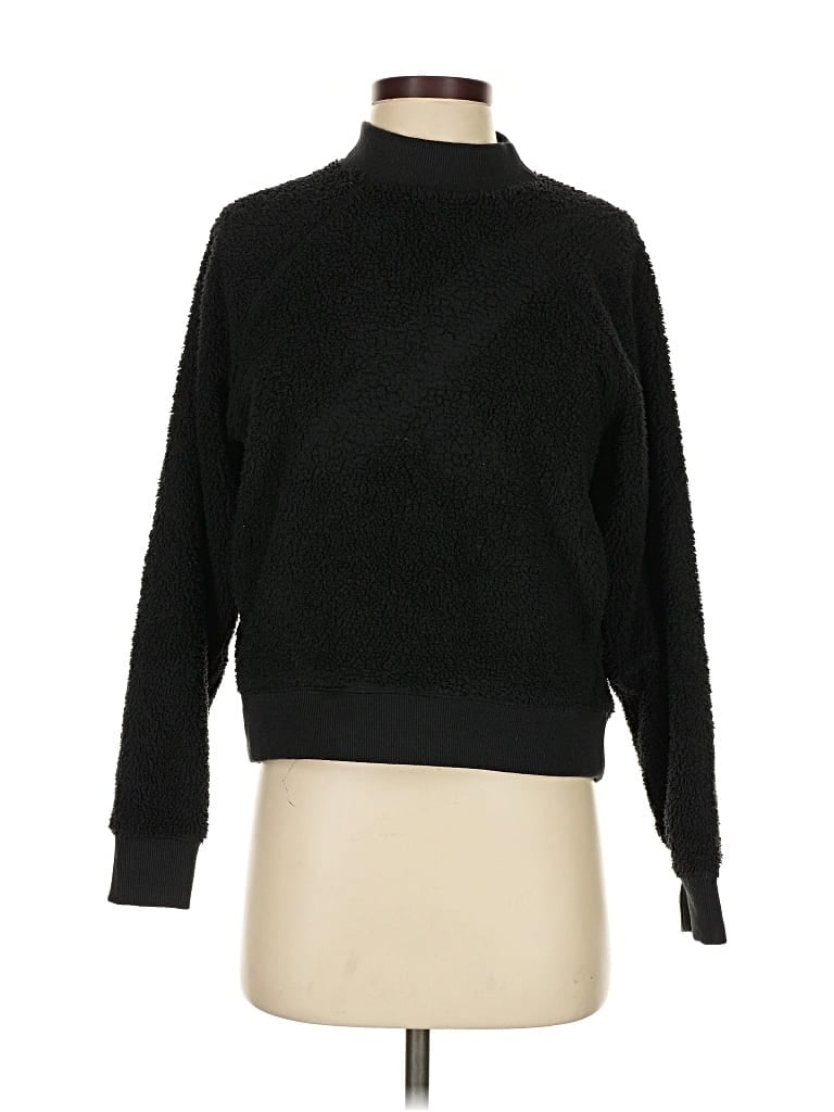 Pre-owned Athleta Turtleneck Sweater In Black