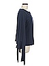 Ann Taylor Blue Long Sleeve Blouse Size M - photo 4