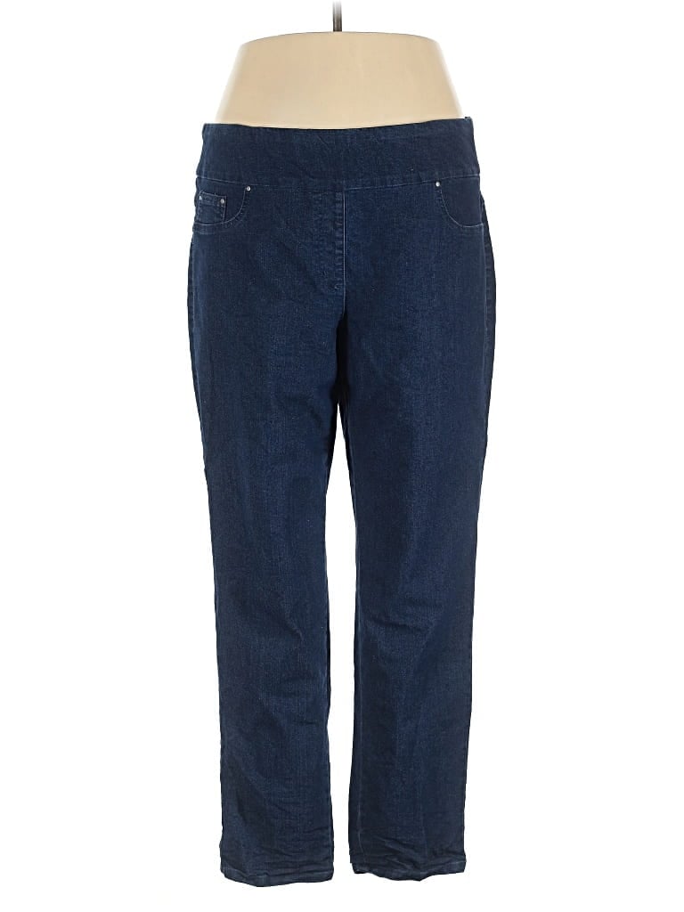 Pre-owned Ruby Rd. Jeggings In Blue