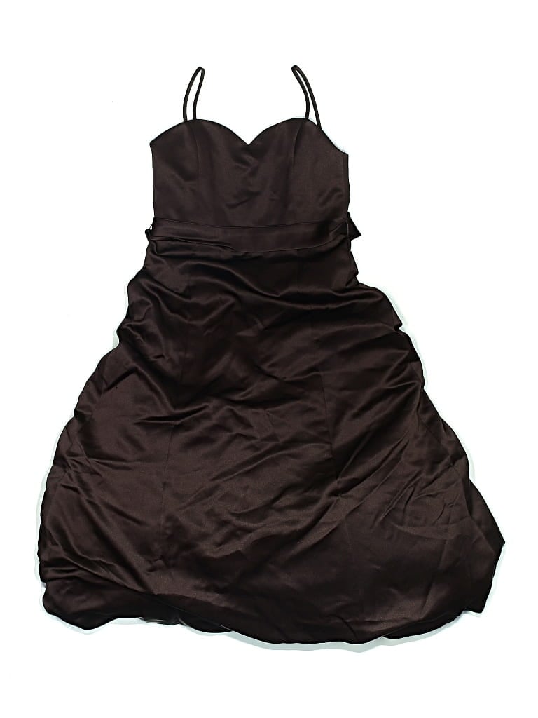 Pre-owned David's Bridal Kids' Dress In Brown