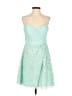 David's Bridal 100% Polyester Green Cocktail Dress Size 6 - photo 1