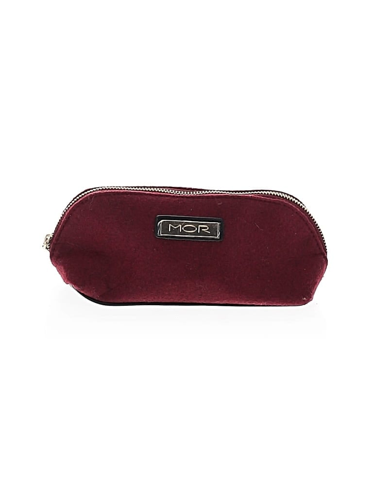 Pre-owned Mor Makeup Bag In Burgundy