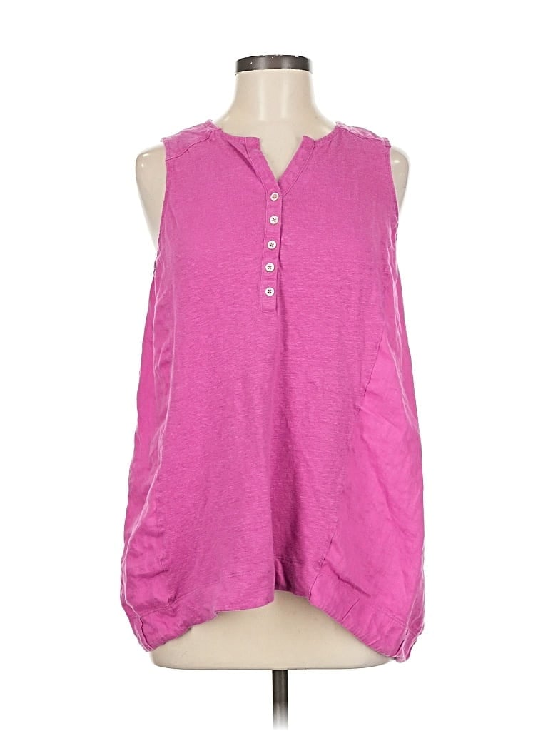 Pre-owned Jjill Sleeveless T-shirt In Pink