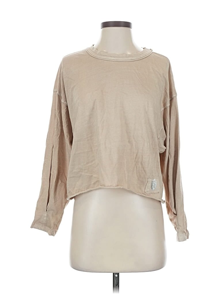 Pre-owned Fp Movement Long Sleeve T-shirt In Brown