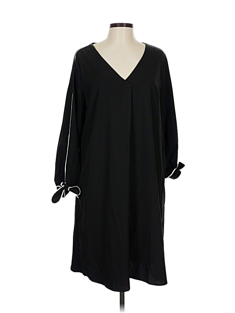 Pre-owned Shein Curve Casual Dress In Black
