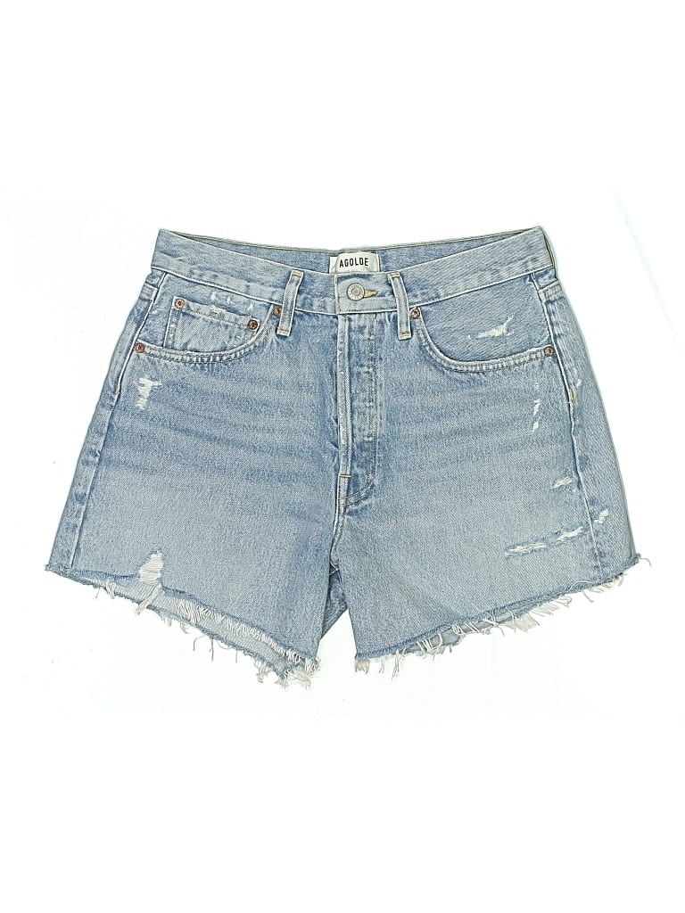 Pre-owned Agolde Denim Shorts In Blue