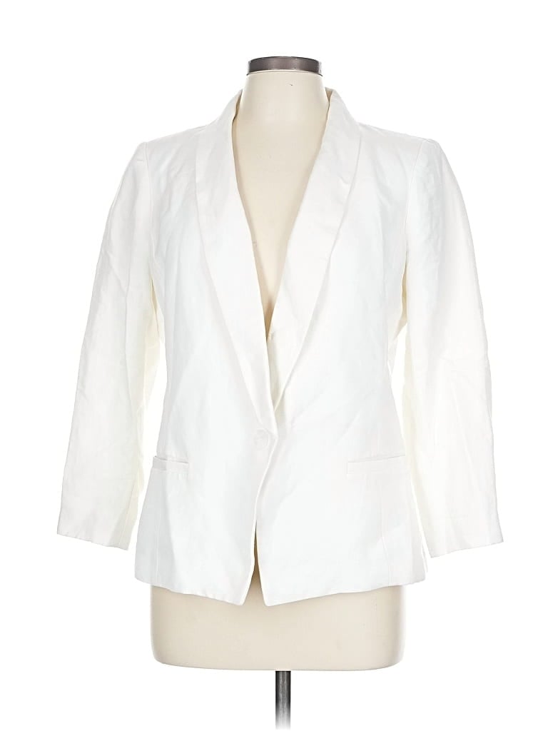 Pre-owned Tommy Hilfiger Blazer Jacket In White