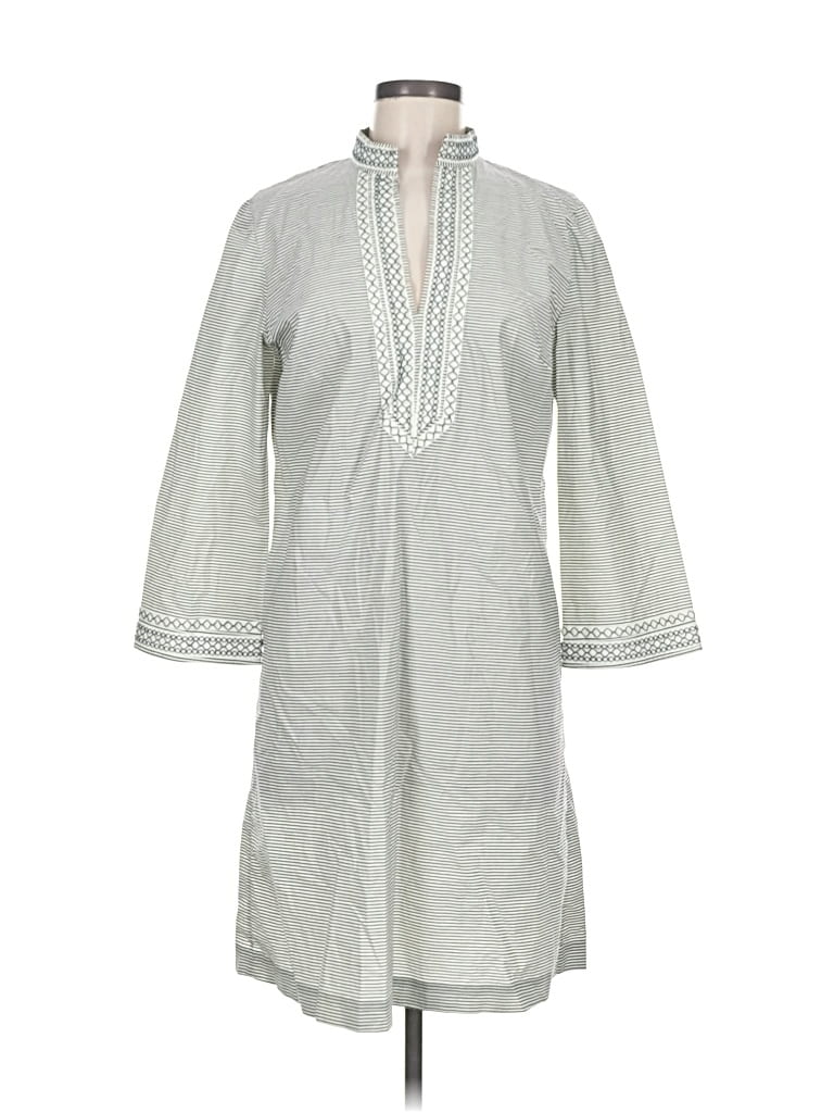 Pre-owned Tory Burch Casual Dress In Gray