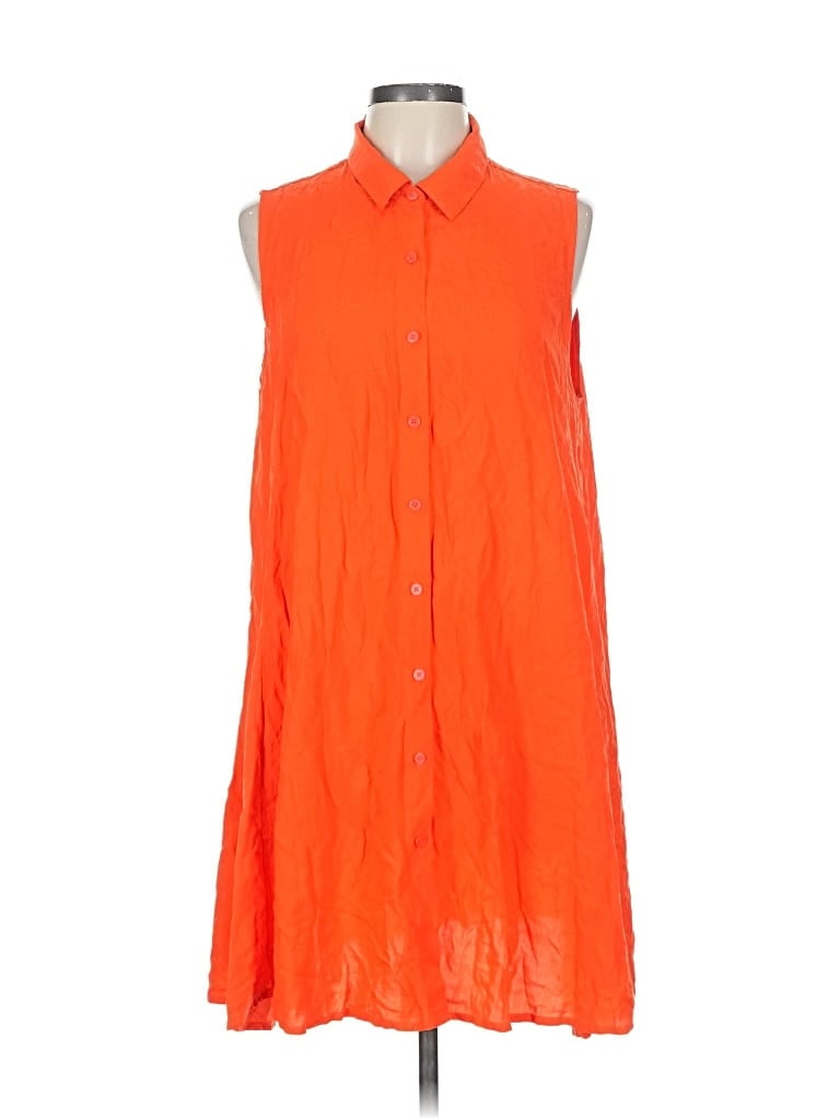 Pre-owned Catherine Catherine Malandrino Casual Dress In Orange