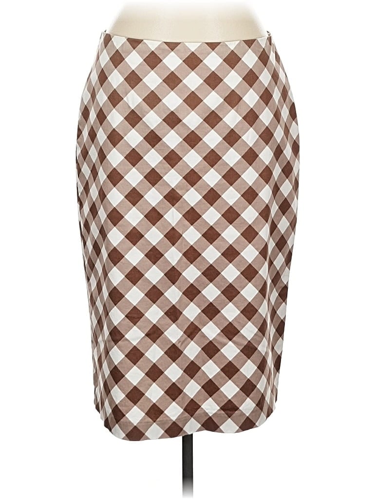 Pre-owned 7th Avenue Design Studio New York & Company Casual Skirt In Brown