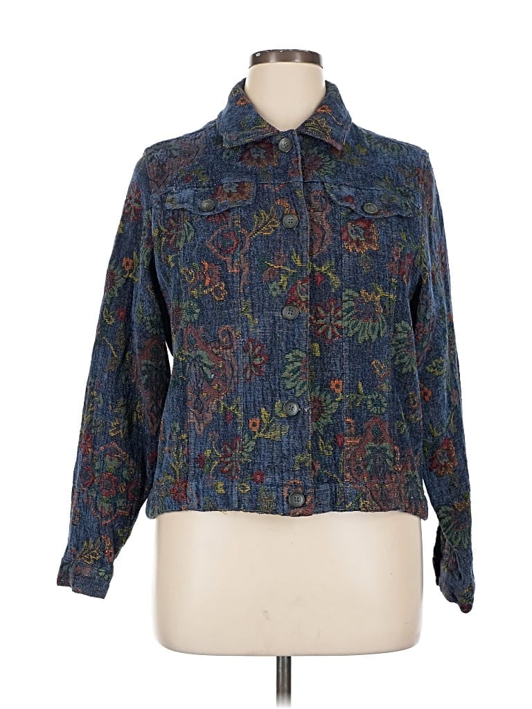 Pre-owned Coldwater Creek Jacket In Blue