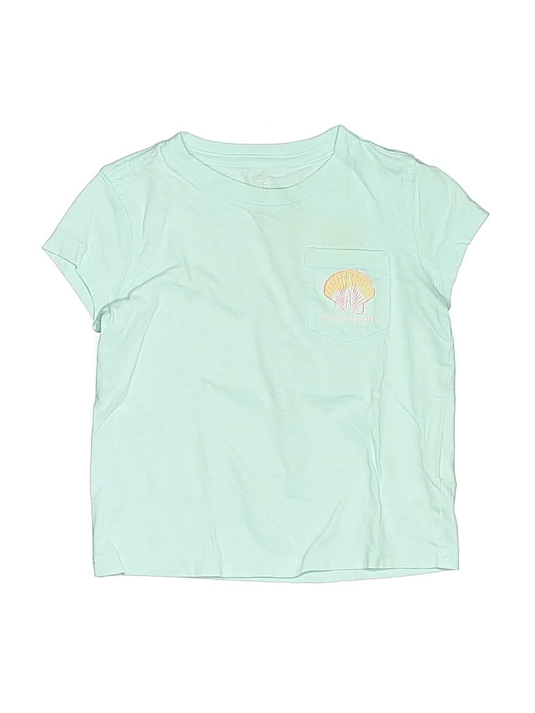 Pre-owned Vineyard Vines Kids' Short Sleeve T-shirt In Green