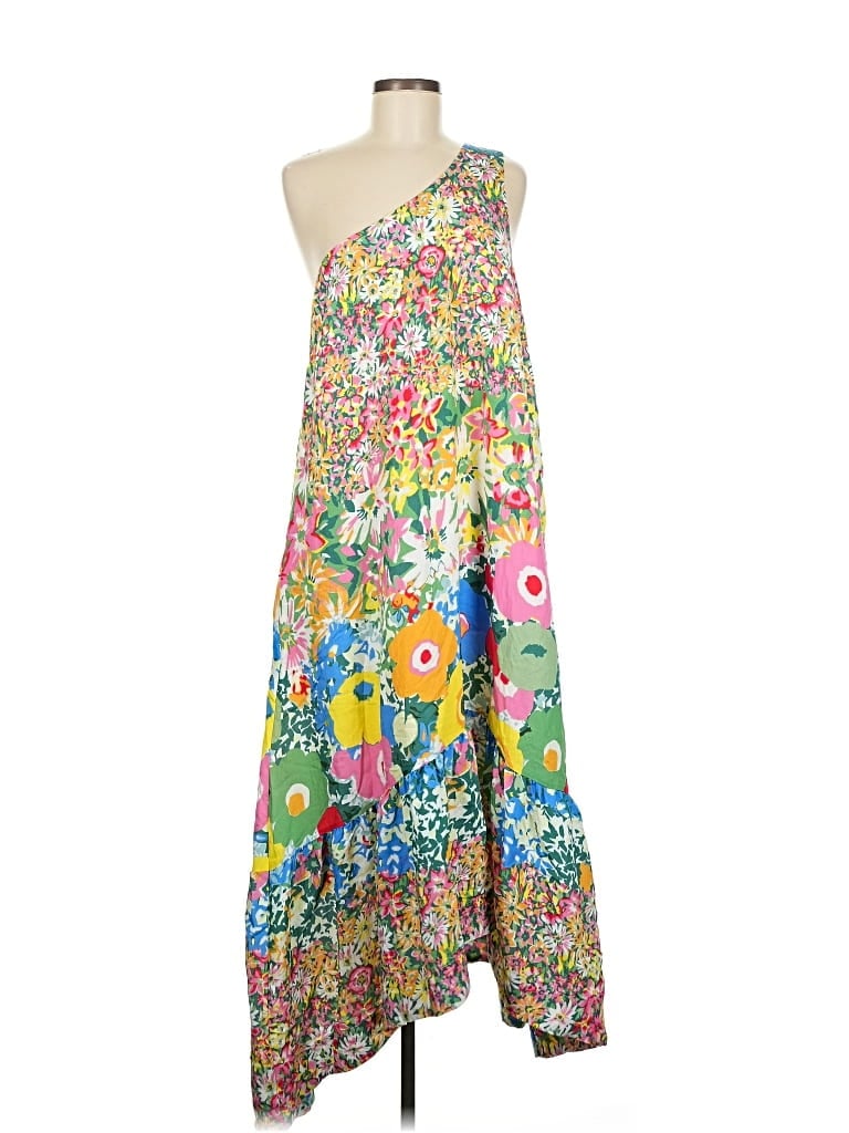 Pre-owned Sara Campbell Casual Dress In Yellow