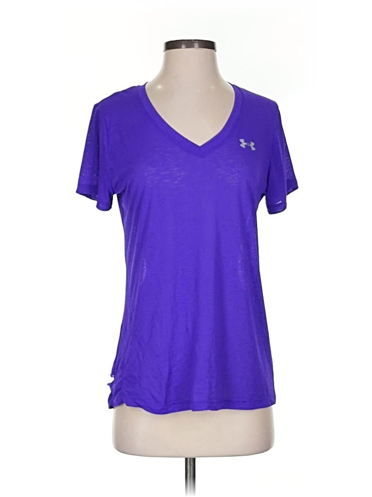 Pre-owned Under Armour Active T-shirt In Purple