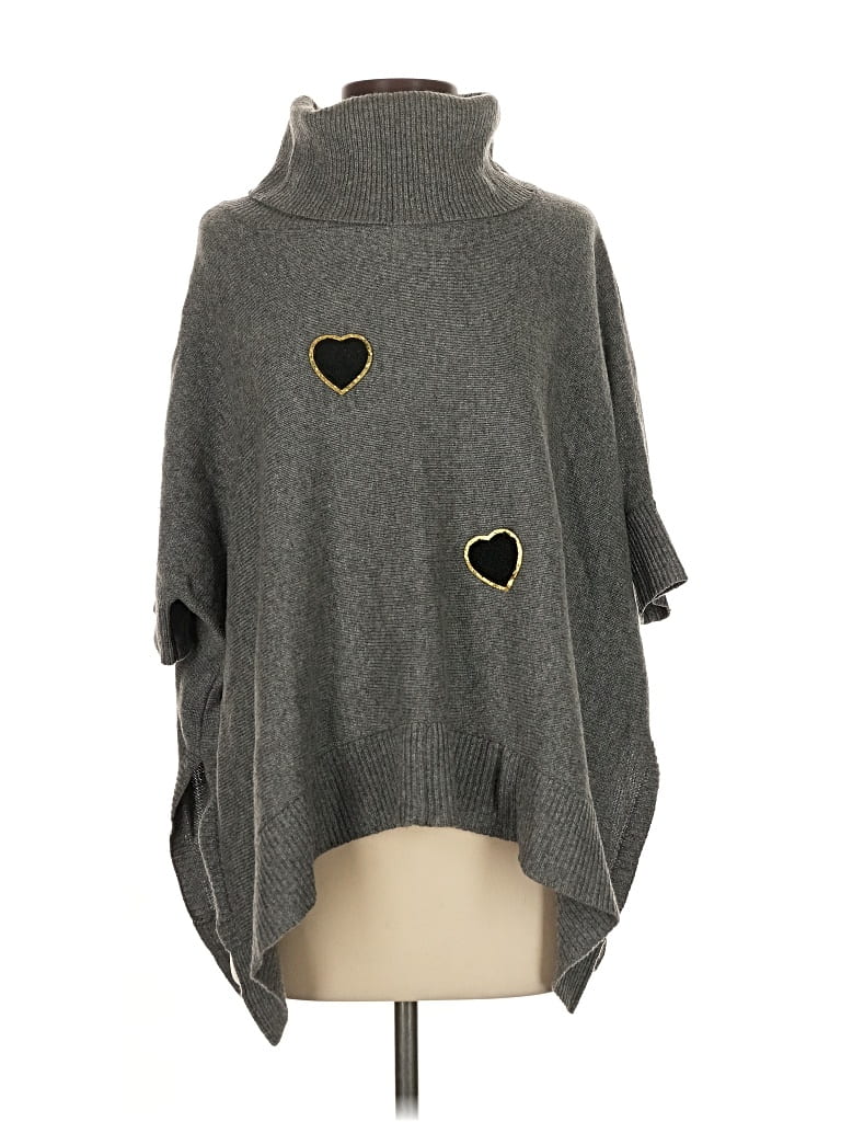 Pre-owned Theory Turtleneck Sweater In Gray