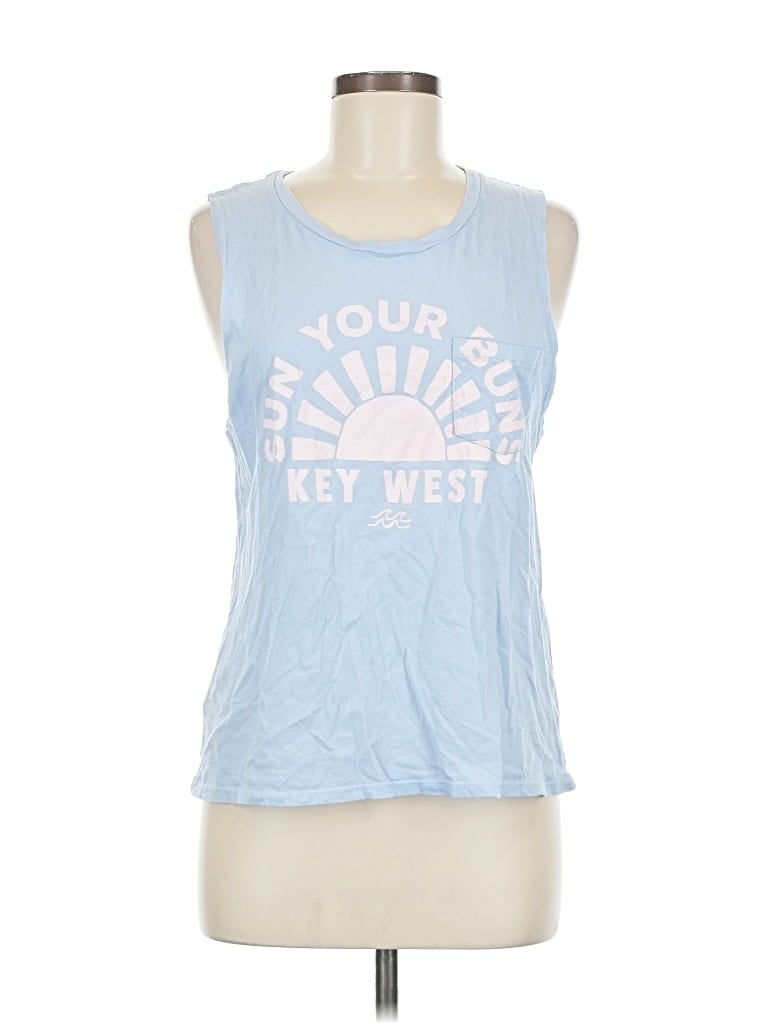 Pre-owned Billabong Sleeveless T-shirt In Blue