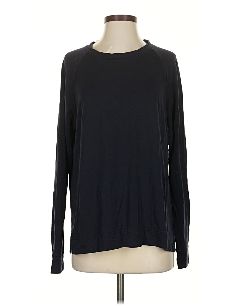Pre-owned Lou & Grey Long Sleeve T-shirt In Black