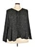 Torrid 100% Polyester Black Long Sleeve Blouse Size 3X Plus (3) - photo 1