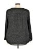 Torrid 100% Polyester Black Long Sleeve Blouse Size 3X Plus (3) - photo 2