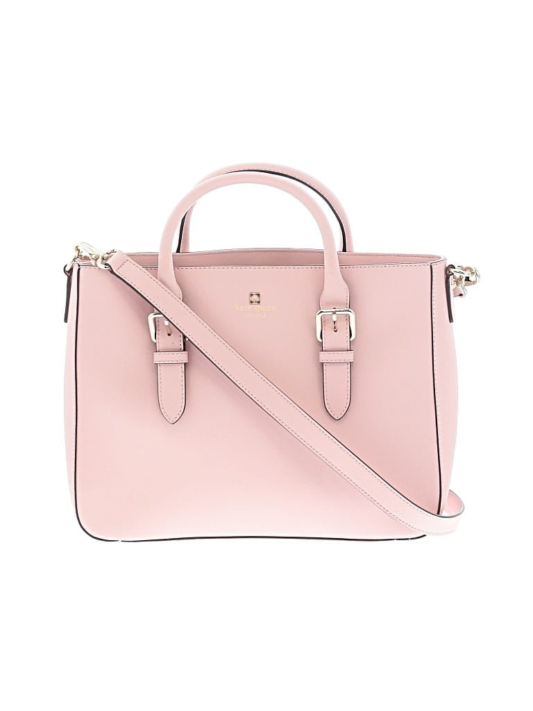 Pre-owned Kate Spade New York Leather Satchel In Pink