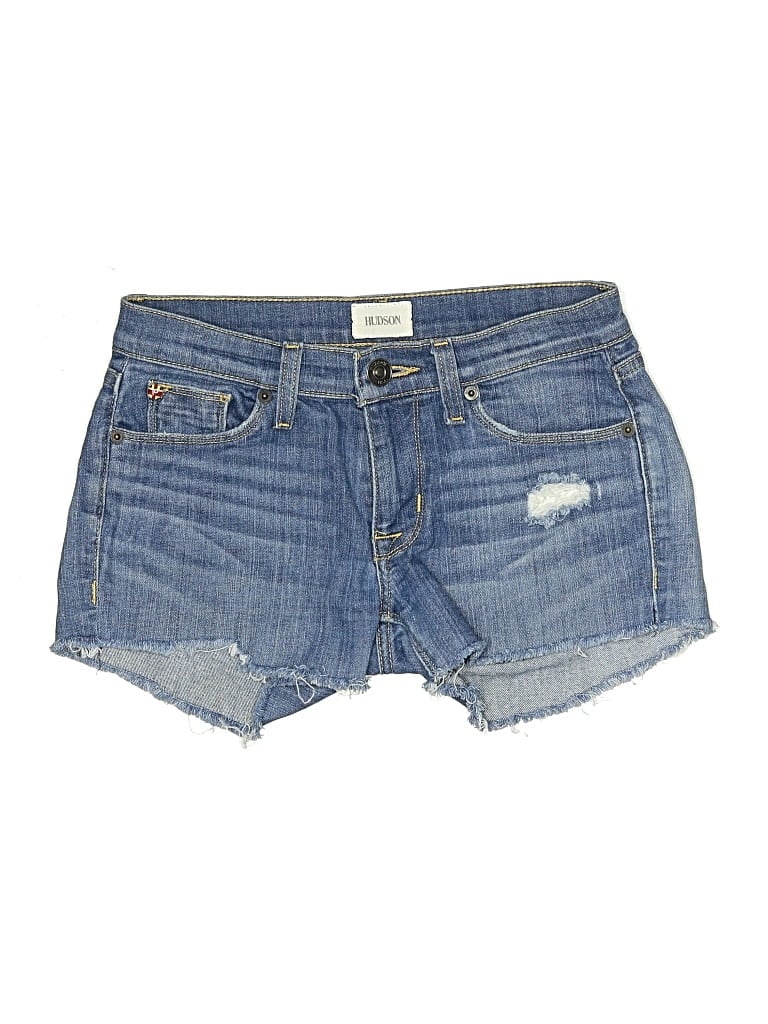 Pre-owned Hudson Denim Shorts In Blue